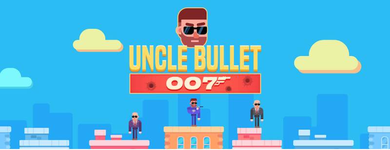 Uncle Bullet 007 - Defeat secret agent enemies with bouncing bullets. Rescue hostages